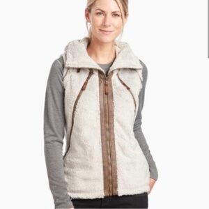KUHL Flight Vest Ivory Size Medium